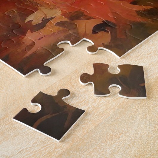 Puzzle Beagle en automne Leaves automne Inspire (Côté)