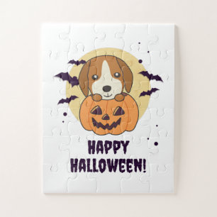 Puzzle Beagle En Chiens Doux Citrouilles Bonne Halloween