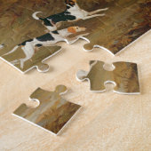 Puzzle Beagles entièrement…, 1845 (huile sur la toile) (Côté)