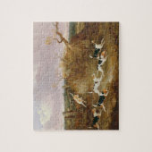 Puzzle Beagles entièrement…, 1845 (huile sur la toile) (Vertical)