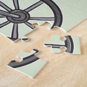 Puzzle Bear Brown Mignonne À Vélo (Côté)