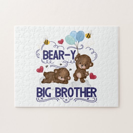 Puzzle Bear y Big Brother Fils de frère (Horizontal)