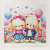 Puzzle Bears de Saint-Valentin (Vertical)
