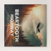 Puzzle Beartooth Highway Montana Aigle Wyoming (Horizontal)