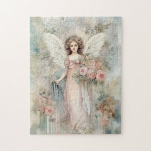 Puzzle Beau ange aquarelle
