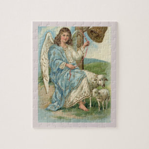 Puzzle Beau Ange Et Cloche D'Or