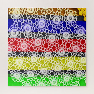 Puzzle Beau art de la dentelle