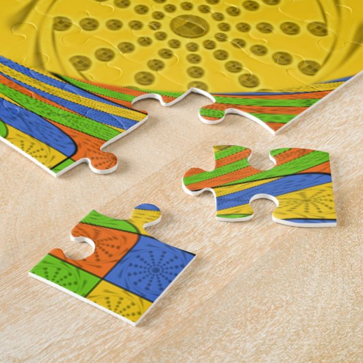 Puzzle Beau audacieux Motif égyptien : Un design éblouiss (Côté)