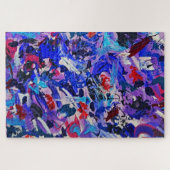 Puzzle Beau bleu abstrait (Horizontal)