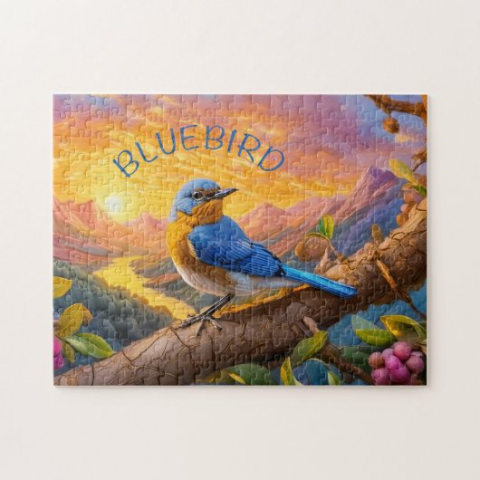 Puzzle Beau Bluebird (Horizontal)