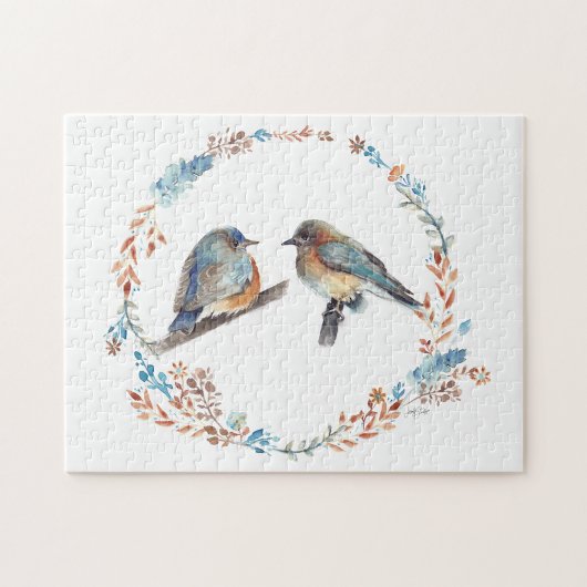 Puzzle Beau Bluebird Couple Art