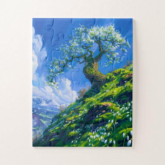 Puzzle Beau Bonsai Tree sur Spring Hill (Vertical)