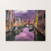 Puzzle Beau canal de Venise en Italie (Horizontal)