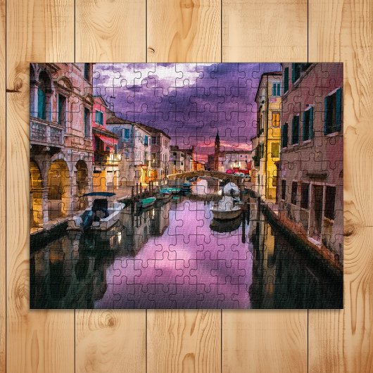 Puzzle Beau canal de Venise en Italie