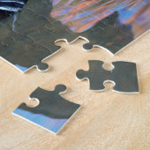 Puzzle Beau canard Mandarin dans l'étang (Côté)