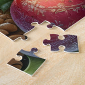 Puzzle Beau Cardinal de Noël avec Lanterne (Côté)