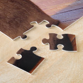 Puzzle Beau chat siamois avec yeux bleus (Côté)