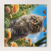 Puzzle Beau chats beau jardin (Horizontal)