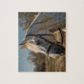 Puzzle Beau Cheval Blanc tendance moderne (Vertical)