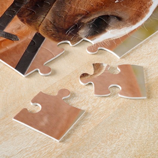 Puzzle Beau cheval Brown (Côté)