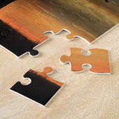 Puzzle Beau cheval et chêne (Côté)