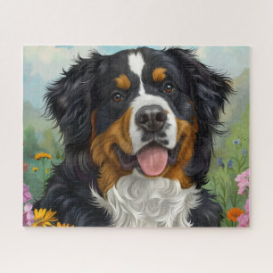 Puzzle Beau chien de montagne bernois