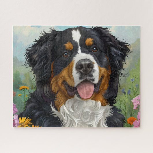 Puzzle Beau chien de montagne bernois (Horizontal)