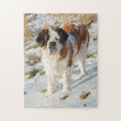 Puzzle Beau chien Saint Bernard (Vertical)