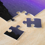 Puzzle Beau ciel bleu croisé (Côté)