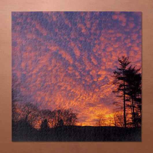 Puzzle Beau ciel Sunrise avec nuages
