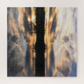 Puzzle Beau coucher de soleil d'hiver sur le lac Photo (Horizontal)