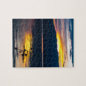 Puzzle Beau coucher de soleil paysage Pittoresque Art pho (Horizontal)
