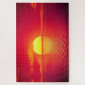 Puzzle Beau coucher de soleil sur la mer - Romantique (Vertical)