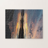 Puzzle Beau coucher de soleil sur le lac (Horizontal)