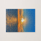 Puzzle Beau coucher de soleil sur l'océan (Horizontal)