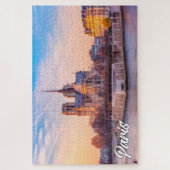 Puzzle Beau coucher de soleil sur Paris, France (Vertical)