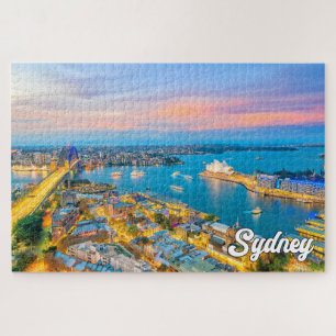 Puzzle Beau coucher de soleil sur Sydney, Australie