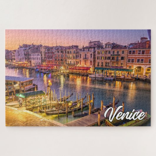 Puzzle Beau coucher de soleil sur Venise, Italie (Horizontal)