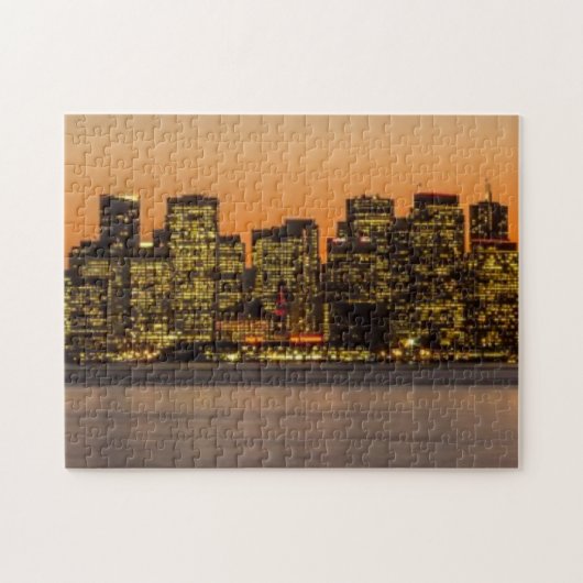 Puzzle Beau coucher du soleil à San Francisco (Horizontal)