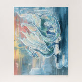 Puzzle Beau Dragon De Glace Art (Vertical)