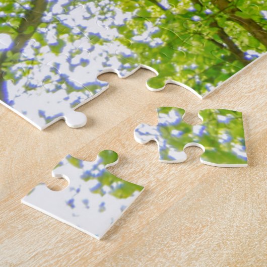 Puzzle Beau énorme arbre vert (Côté)