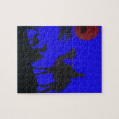 Puzzle Beau Extraordinaire Sunset Camel Safari Art Imprim (Horizontal)