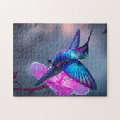 Puzzle Beau jardin de colibris (Horizontal)