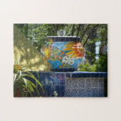 Puzzle Beau jardin inspiré mexicain (Horizontal)