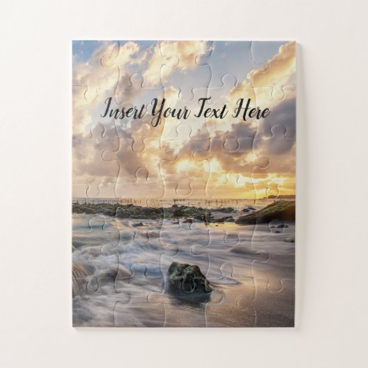 Puzzle Beau lever de soleil sur la plage - Nusa Penida Ba (Vertical)