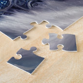 Puzzle Beau Lion de Guerrier Blancs (Côté)