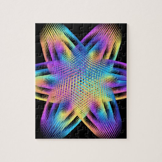 Puzzle Beau motif de couleurs de titane - (Vertical)