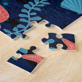 Puzzle Beau motif de mer avec crabes. (Côté)