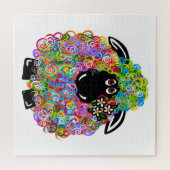 Puzzle Beau Mouton Arc En Ciel De La Famille (Horizontal)