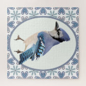 Puzzle Beau oiseau bleu Jay (Horizontal)